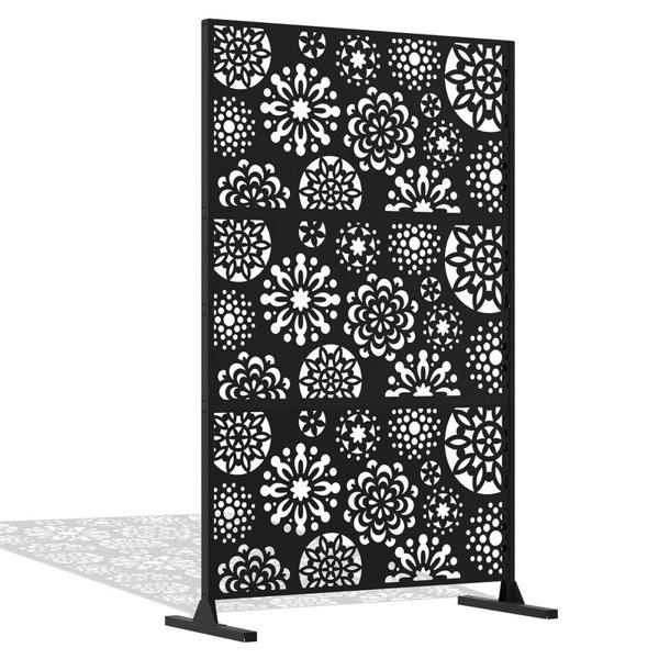 outdoor privacy screen 6 ft. H x 3.7 ft. W Outdoor Metal Privacy Screen